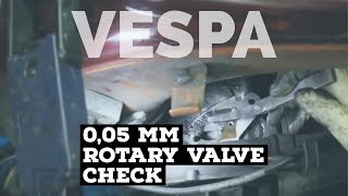 vespa 005mm ROTARY VALVE CHECK  ANTI blowback  rally 2001975  FMPguides [upl. by Ennaylil]