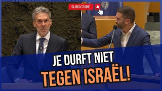 van Baarle FEL tegen SchoofquotJe ziet het voor je ogen gebeurenenhet zijn toch maar Palestijnenquot [upl. by Arias]