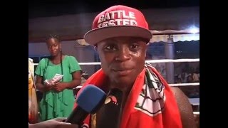 ISAAC DOGBOE STOPPED JOHN OBLITEY COMMEY IN ROUND 3 AT KETA BY PETER QUAO ADATTOR [upl. by Bud]