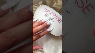 Get your nails done in 15mins at home with these gel nail stickers 🥵 diygelnails nails nailart [upl. by Akiehsat]