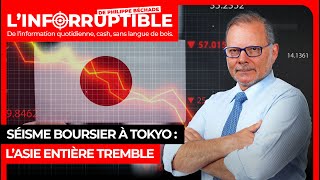 Séisme boursier à Tokyo  l’Asie entière tremble [upl. by Thebault]