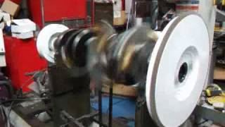 502 Crankshaft Balancingwmv [upl. by Nolyd]