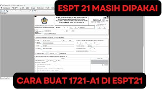 CARA MEMBUAT 1721 A1 DI ESPT [upl. by Wachtel]