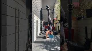 Head elevated straddle press headstand [upl. by Sommers]