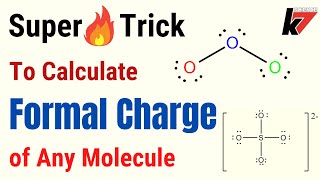 How to find formal charge  formal charge of an atom calculate in seconds any molecule by Suhani [upl. by Ycnay]