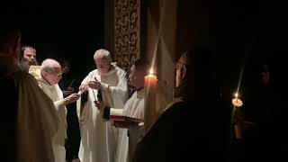 Easter Vigil  Choirmaster POV  Monastery of Christ in the Desert [upl. by Yeniffit]