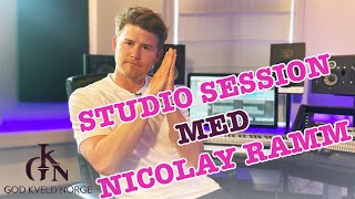 I studio med Nicolay Ramm [upl. by Yelhs]