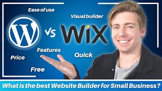 Wix vs WordPress  What is the BEST Website Builder for Small Business [upl. by Atisusej514]