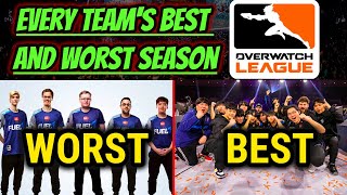 Every OWL Teams Best and Worst Season [upl. by Simonne]