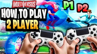 MultiVersus  How To Play 2 PLAYERS Couch Coop Online amp Rifts [upl. by Narol122]