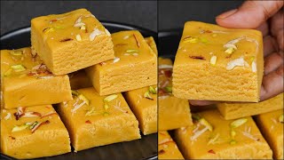 Besan Barfi Recipe  Gram Flour Sweets  Besan Ki Barfi  How To Make Besan Barfi  NOven [upl. by Hairu486]