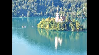 ss Lake Bled and Bled Castle Slovenia [upl. by Schoenfelder699]