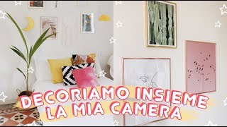 DECORIAMO INSIEME LA MIA CAMERA  Gallery Wall Tutorial [upl. by Weinrich]