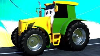 Tractor Garaje  Aprende Vehículos Para Niños  Tractor Car Garage For Kids  Kids Channel Español [upl. by Stilla]