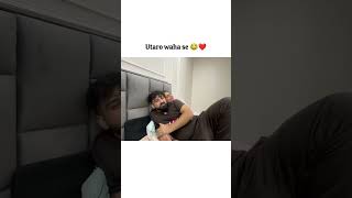 utaro waha se 😂❤️ swatimonga rajatswati rajatswativlogs couplegoals relatable coupleb [upl. by Dnalon]