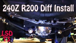 1972 Datsun 240z R200 Diff Install [upl. by Smail]