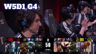 100 vs DIG  Week 5 Day 1 S14 LCS Spring 2024  100 Thieves vs Dignitas W5D1 Full Game [upl. by Davidson226]