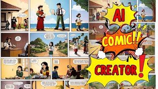 How To Create a Comic Book with AI  Step by Step Guideline With FREE AI Tool [upl. by Leigha]