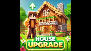 Upgrading My House in Minecraft 🏡✨  Aesthetic Home Design minecraft minecraftsurvivalworld best [upl. by Bough]