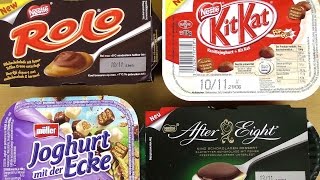 KitKat Yogurt After Eight Dessert Müller Yogurt Rolo Dessert [upl. by Mills987]