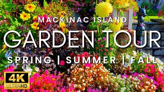 3 Seasons of Gardens  Spring Summer and Fall on Mackinac Island  Incredible Gardens and Flowers [upl. by Ettevroc]