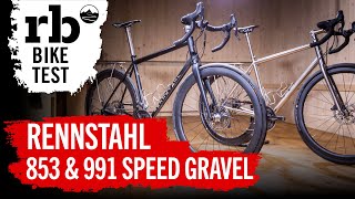 Rennstahl 853 amp 991 Speed Gravel  Biketest [upl. by Newby]