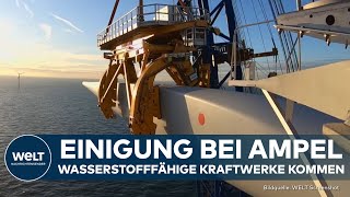 DEUTSCHLAND Ampel einig Strategie zum Bau neuer Kraftwerke steht  Wasserstoff im Fokus [upl. by Margi534]