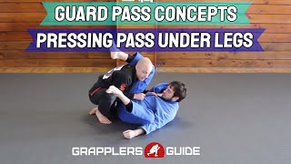 Guard Passing Concepts  Pressing the Pass  Under The Legs  Jason Scully [upl. by Calysta824]