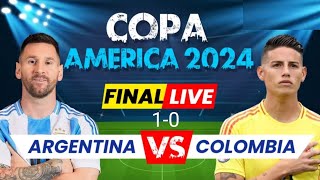 argentina vs colombia😲 final match ⚽copa america 2024 full match [upl. by Ettelimay593]