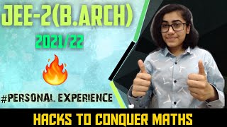 JEE2BArch Maths  Know The Hacks To Crack Maths🔥  Pranjal Vyas [upl. by Attennhoj767]