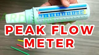 PEAK FLOW METER  CLINICAL LAB  PHYSIOLOGY [upl. by Other]