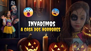 INVADIMOS a Casa dos Horrores de Halloween shorts [upl. by Cychosz]