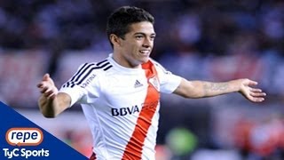 El gol de Manuel Lanzini a Boca en el Superclásico de Córdoba [upl. by Joleen]