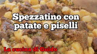 Spezzatino di manzo con patate e piselli [upl. by Dympha575]