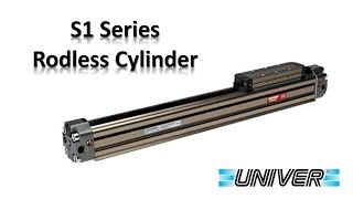 Univer S1 Series Rodless Cylinders [upl. by Zoa]