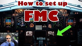 Full FMC setup  Boeing 737NG [upl. by Gwenni431]