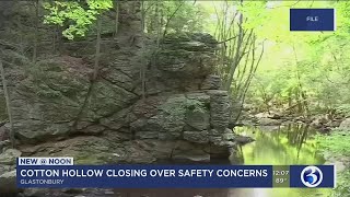 VIDEO Glastonbury trails cliffs location closed for safety concerns [upl. by Macdonald]