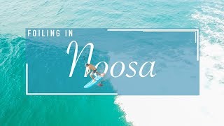 Foil Surfing Noosa quotSky Surfingquot [upl. by Eetse]