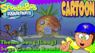 Spongebob SquarePants Theme Song Sega Genesis Remix Long [upl. by Nirmak]