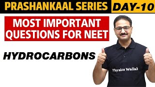 HYDROCARBONS  Most Important Questions For NEET  Prashankaal Series [upl. by Lahsram]