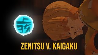 Zenitsu vs Kaigaku  Full Fight  Fan Animation [upl. by Shultz]