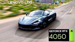 Lenovo LOQ i5 13450HX RTX 4050 Forza Horizon 5 Gameplay  Gaming Test  McLaren 720s [upl. by Oreste]