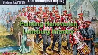 How i paint Warlordgames 28mm Napoleonic Hanoverian Luneburg infantry [upl. by Sturges]