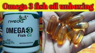 Omega 3 fish oil first time unboxing [upl. by Eliga287]