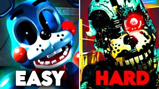 I Played FNAF Remakes But Every Game Gets HARDER [upl. by Iman]