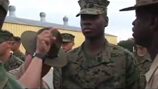 US Marine Corps Drill Instructor vs US Army Drill Sergeant [upl. by Thenna837]