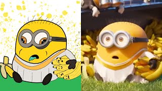 Minions  The Rise of Gru  minions cartoon ✍️ drawing meme [upl. by Schreibman6]