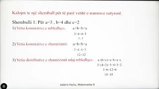 9 02 001  Java e parë  Matematikë  Numrat natyrorë të plotë dhe racional [upl. by Eetsirhc341]