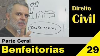 Direito Civil  Aula 29  Benfeitorias É isso [upl. by Manwell256]