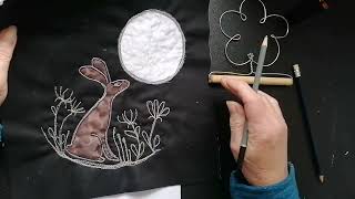 having another go at reverse applique  part 1 [upl. by Robena]